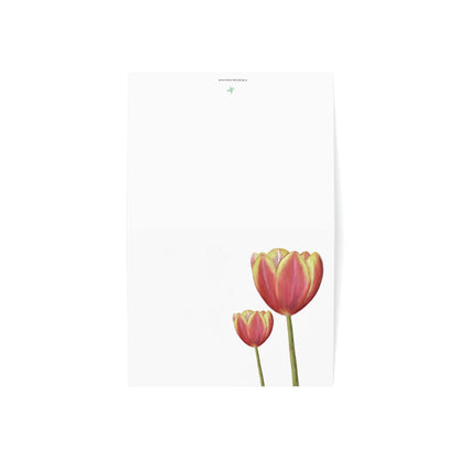 Tulips Folded Greeting Card