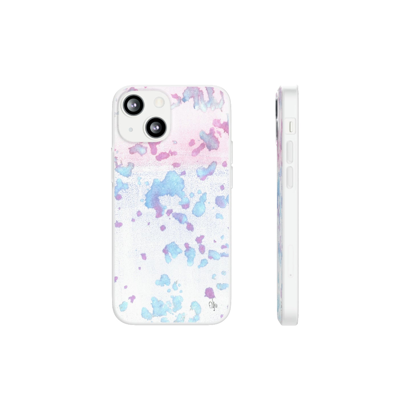 iPhone and Samsung Galaxy Flexi Phone Case Mineral Splashes - Alja Design