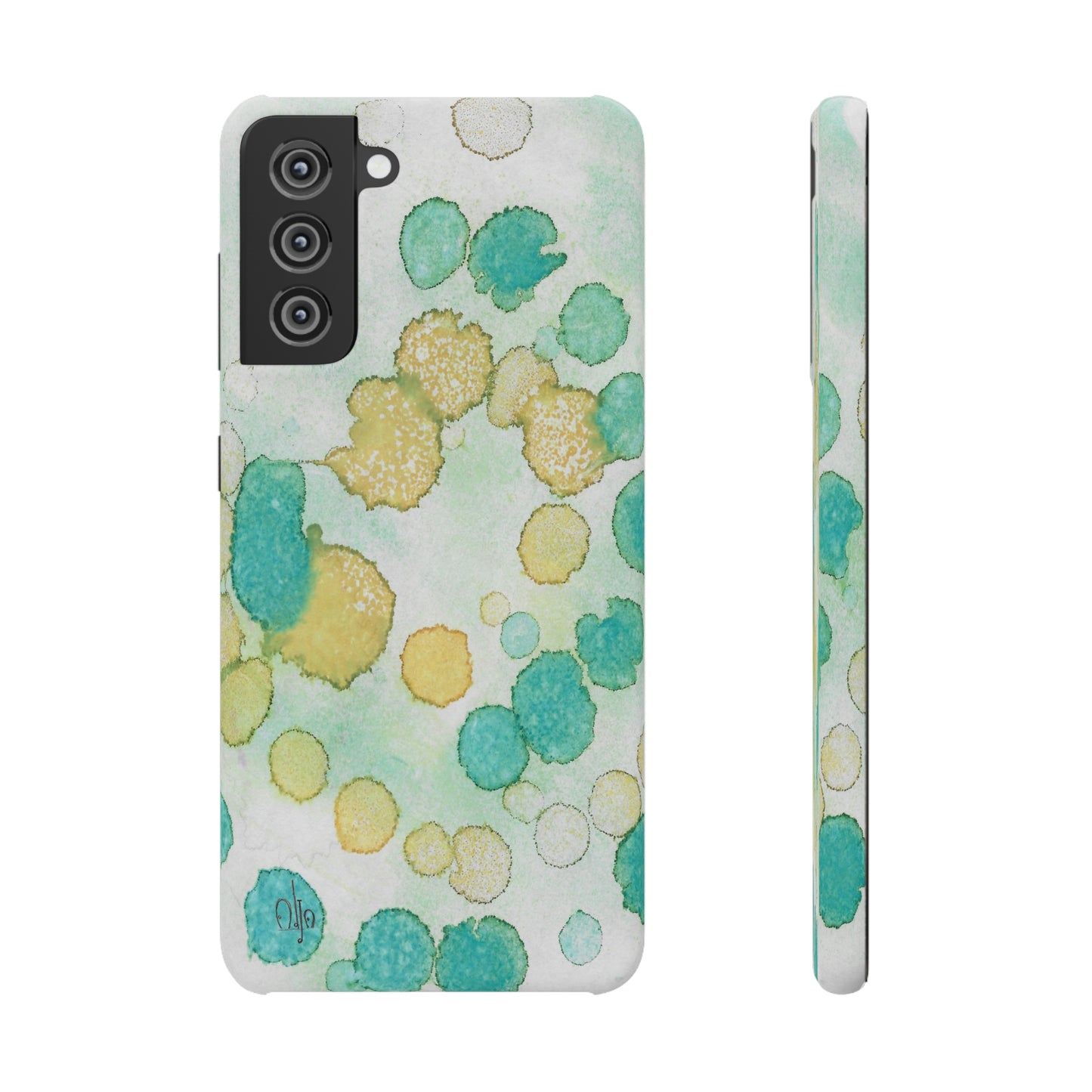 iPhone Samsung Galaxy Pixel5G Snap Case Phone Case Deep Bubbles