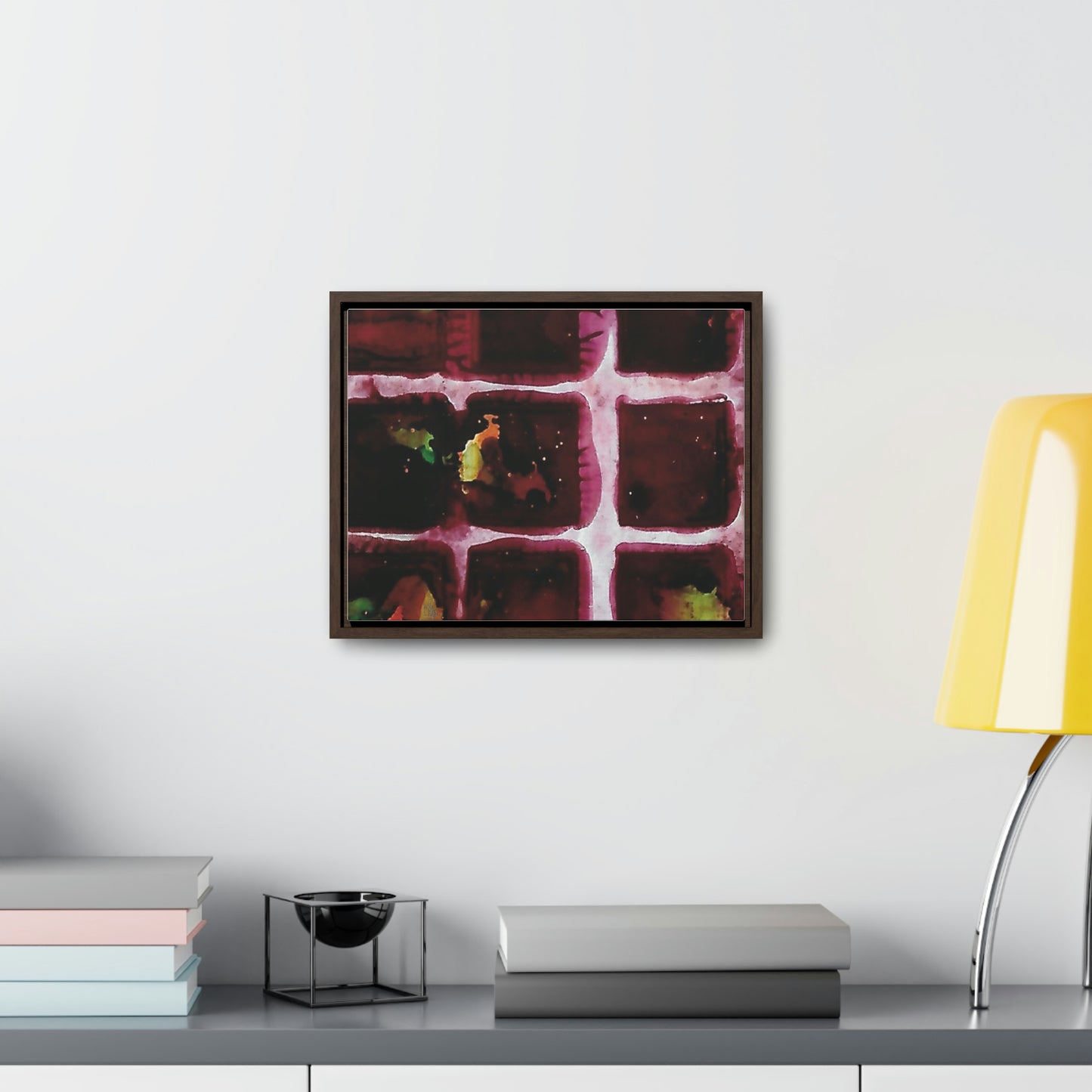 Off the Grid 10 Framed Canvas Print - Alja Design