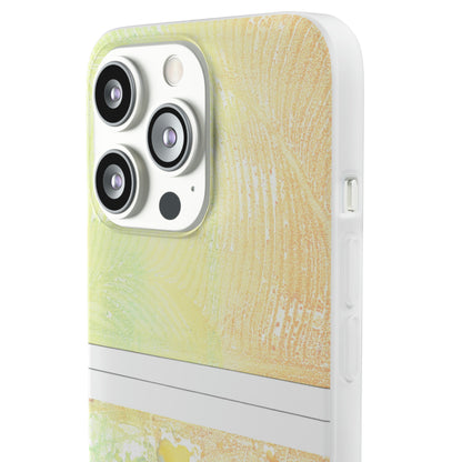 iPhone and Samsung Galaxy Flexi Phone Case Piña Colada with Tropical Waves - Alja Design