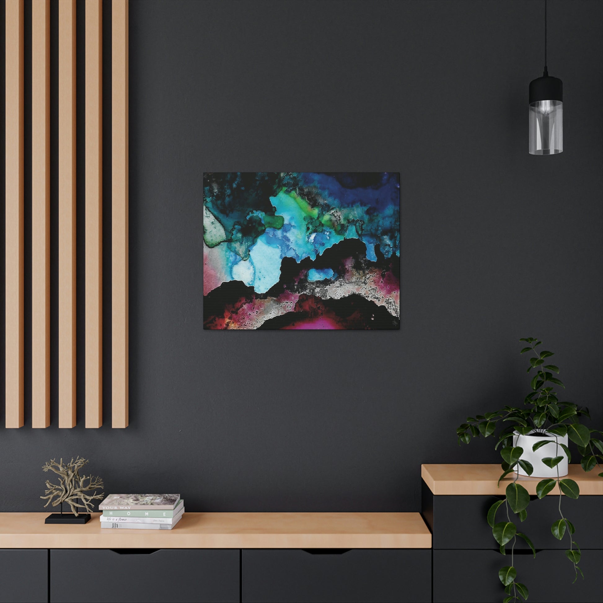 Inner Space 5 Canvas Print - Alja Design