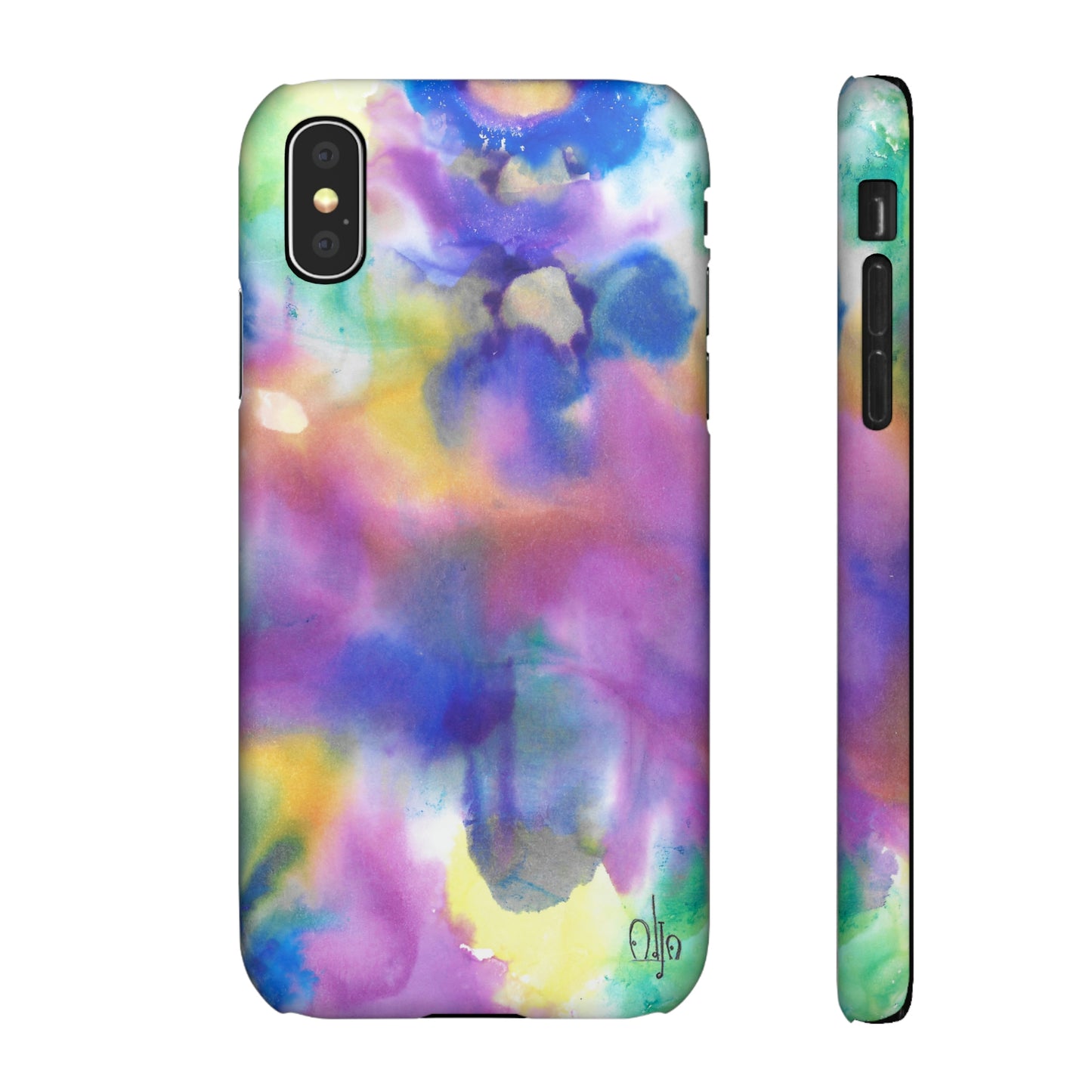 iPhone Samsung Galaxy Pixel5G Snap Case Phone Case Euphoric Colors