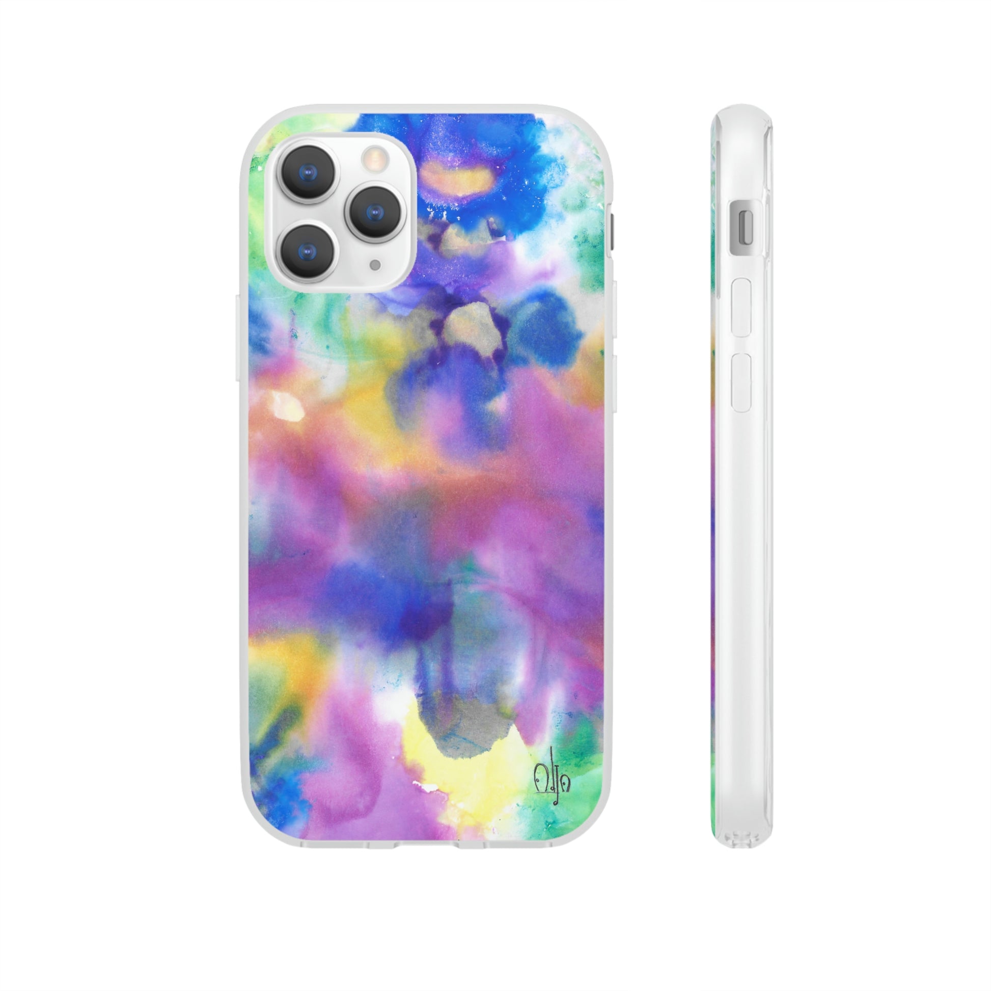 iPhone and Samsung Galaxy Flexi Phone Case Euphoric Colors - Alja Design