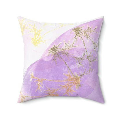 Purple Galaxy Square Pillow - Alja Design