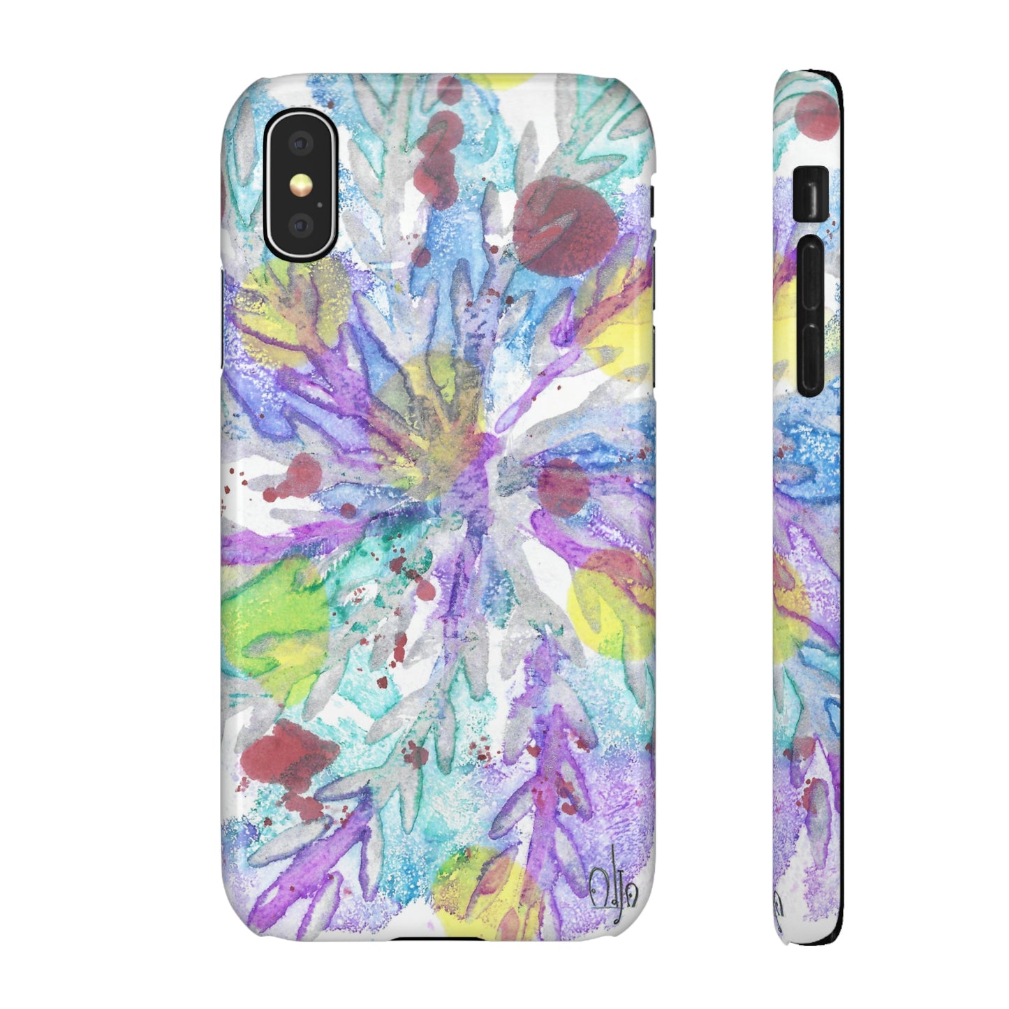 iPhone Samsung Galaxy Pixel5G Snap Case Phone Case Winter Colors