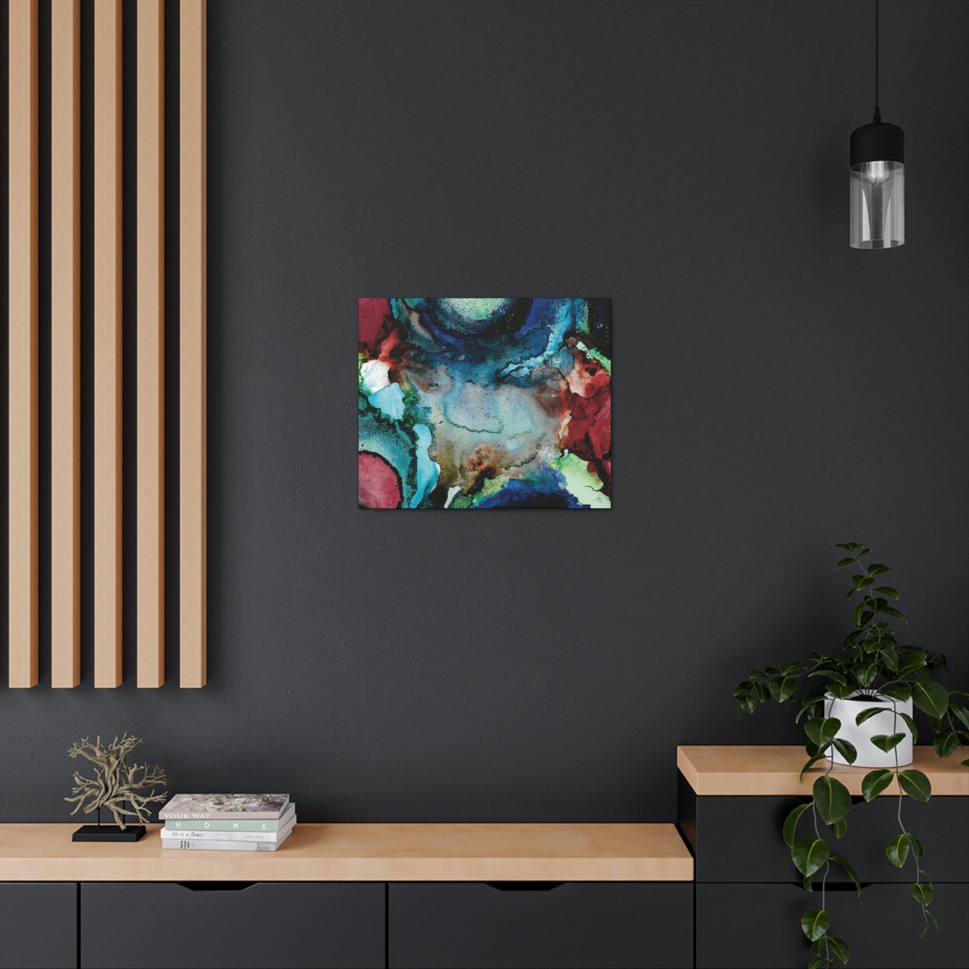 Inner Space 19 Canvas Print - Alja Design