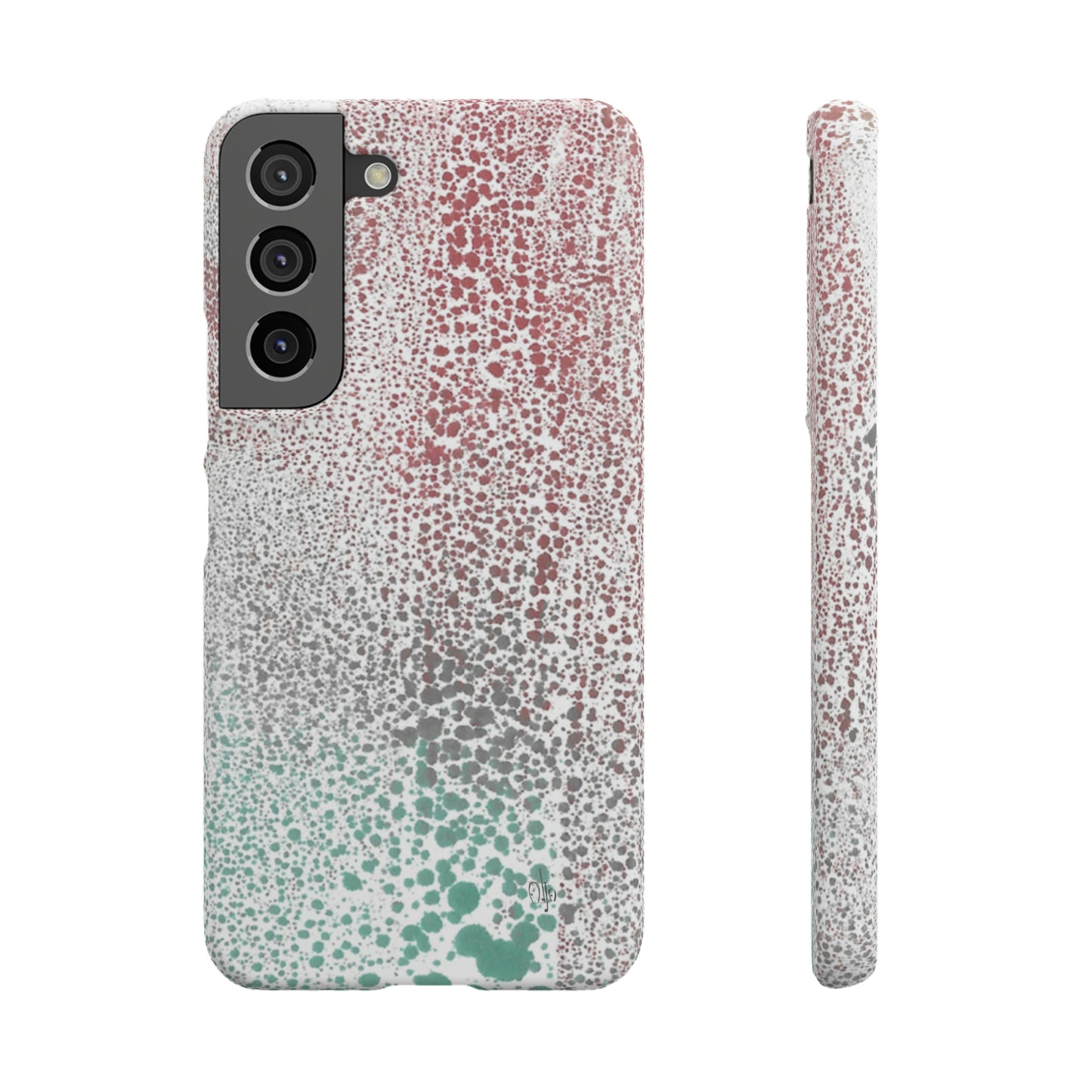 iPhone Samsung Galaxy Pixel5G Snap Case Phone Case Gradient Drip