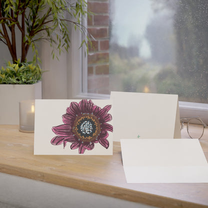 Dead Daisy Folded Greeting Card