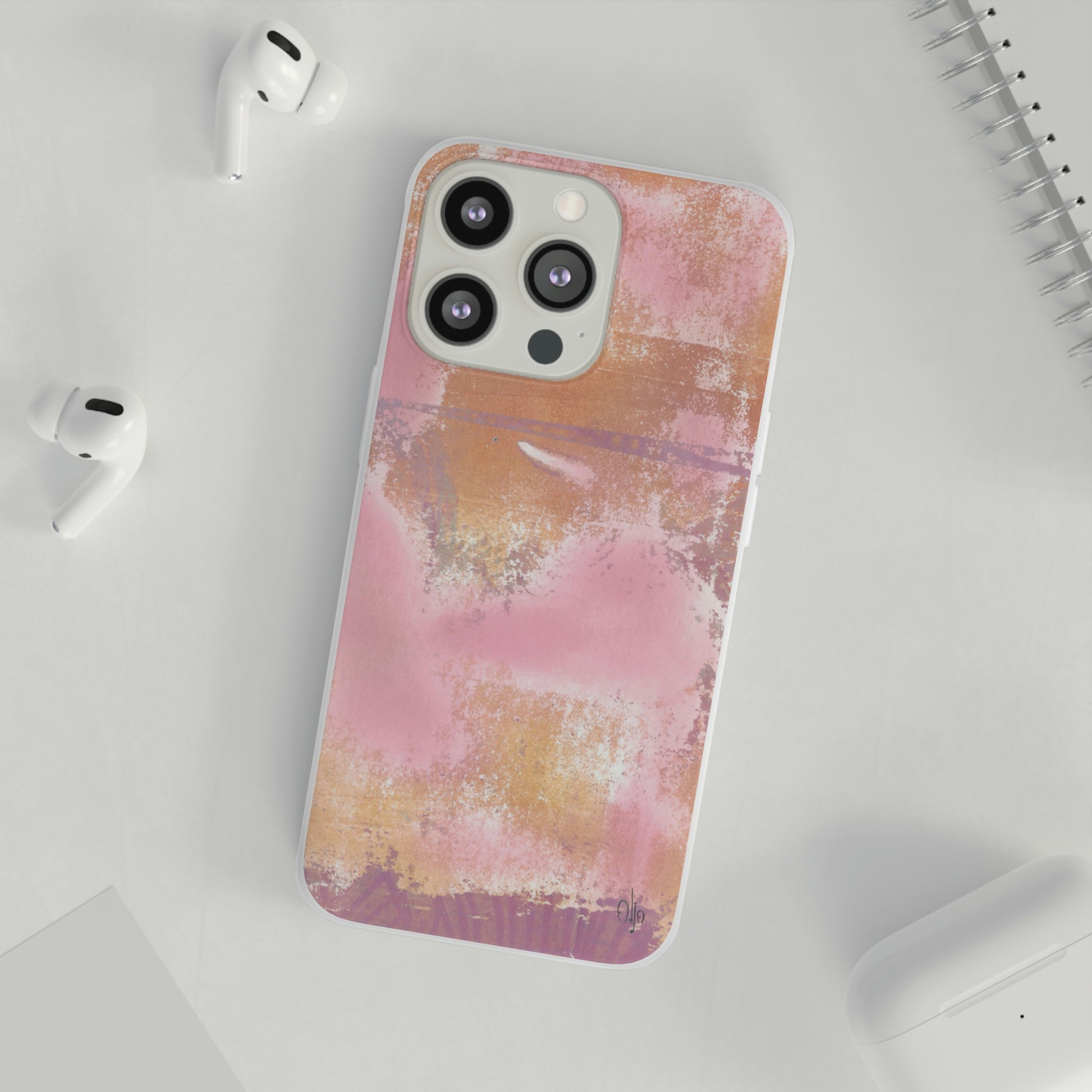 iPhone and Samsung Galaxy Flexi Phone Case Passionate Pink - Alja Design