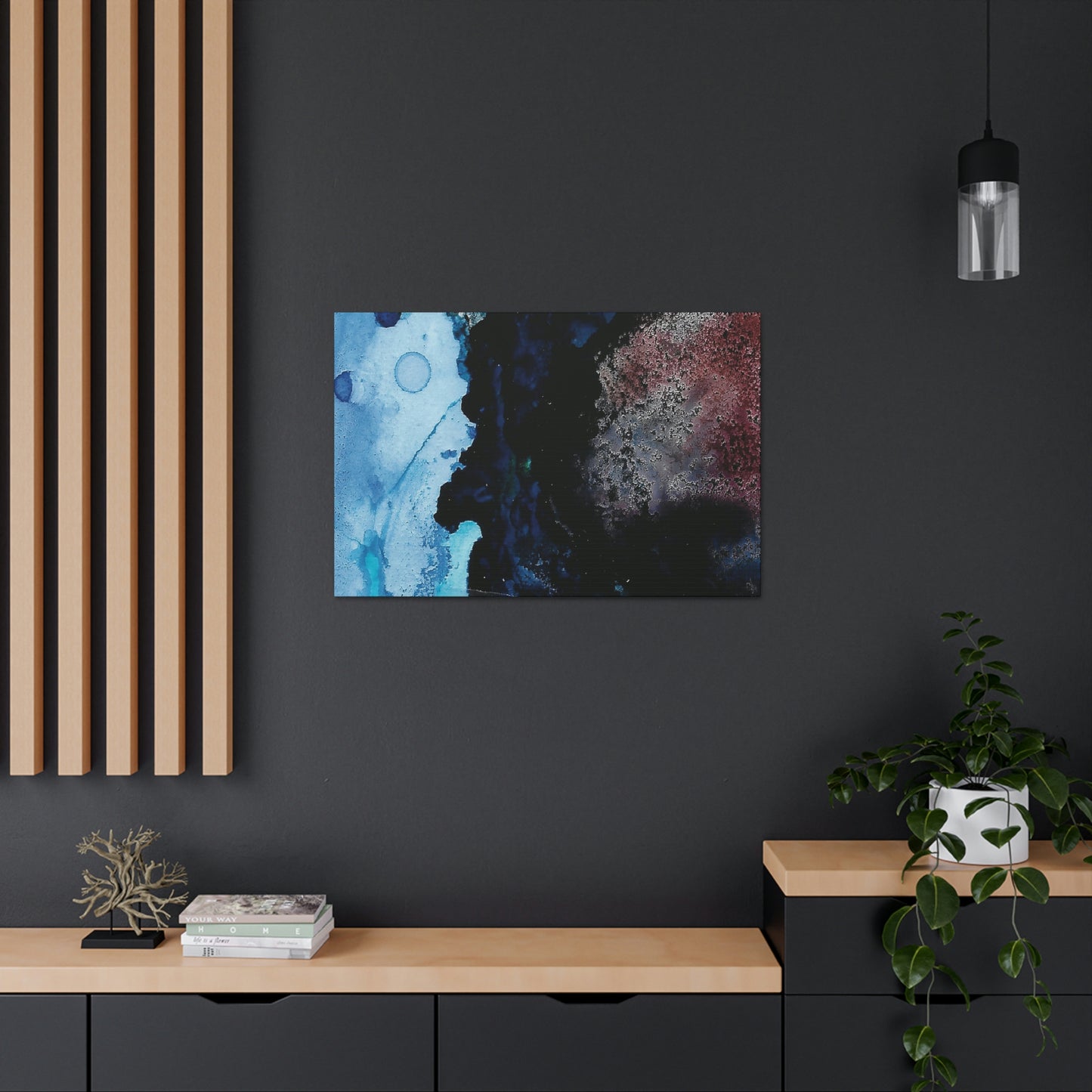 Inner Space 9 Canvas Print - Alja Design