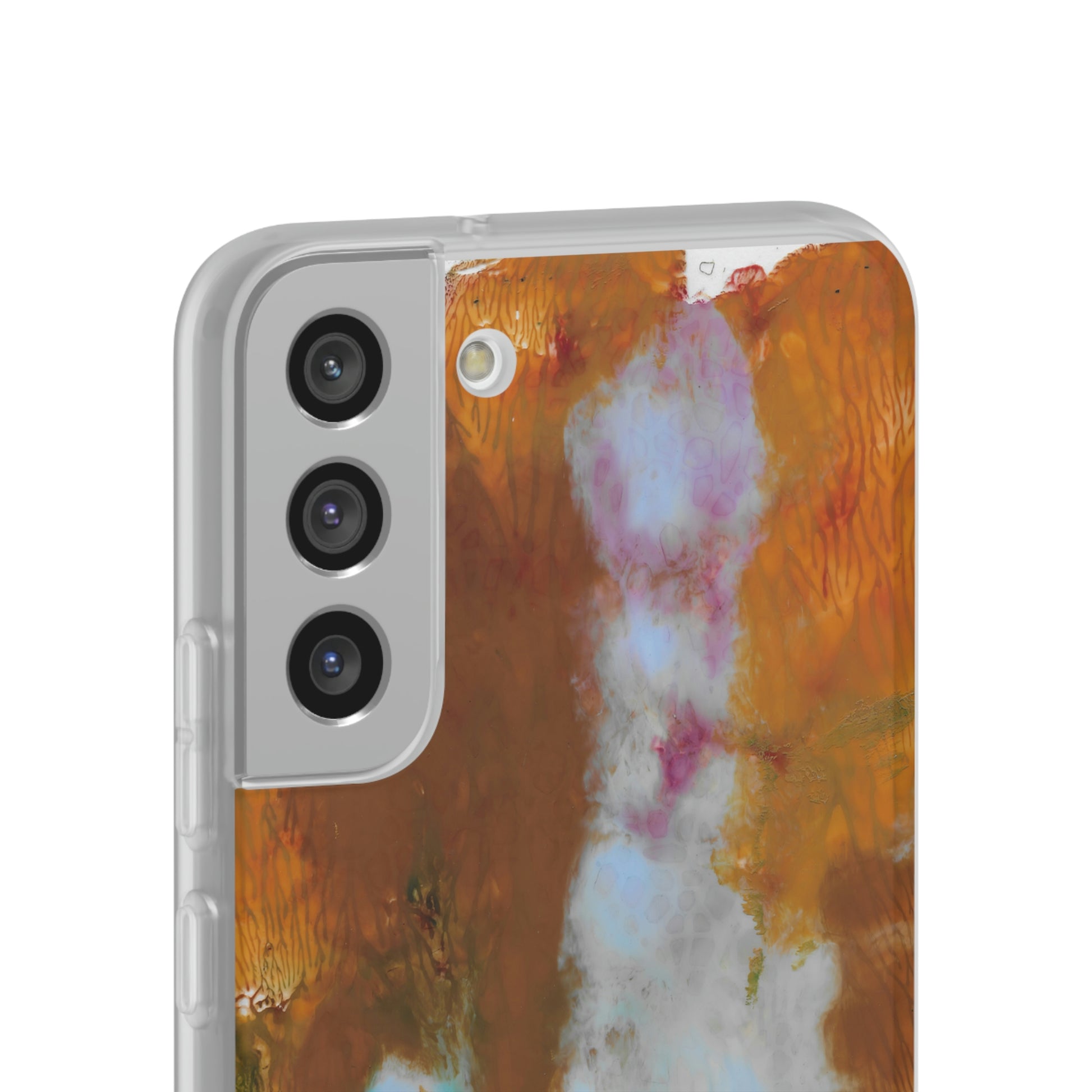 iPhone and Samsung Galaxy Flexi Phone Case Yellow Cascade - Alja Design