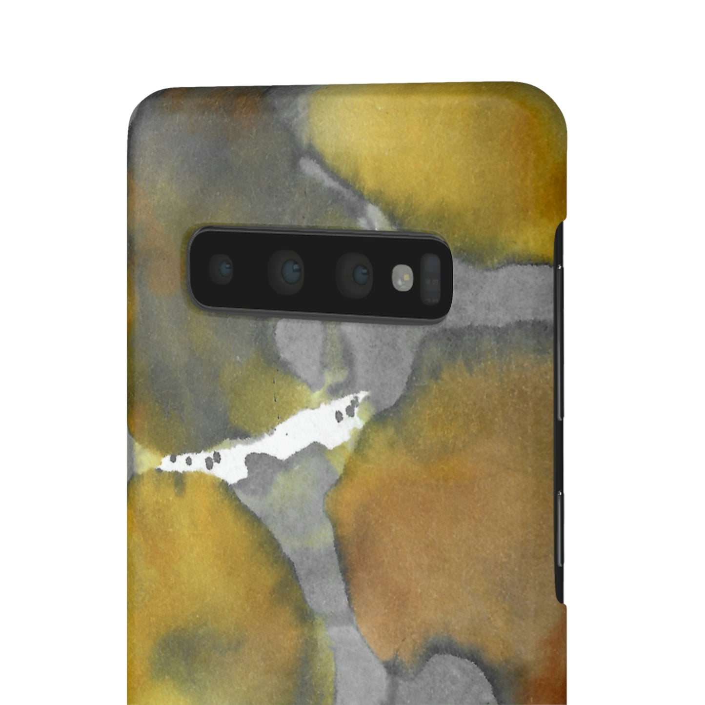 iPhone Samsung Galaxy Pixel5G Snap Case Phone Case Yellow Volcano