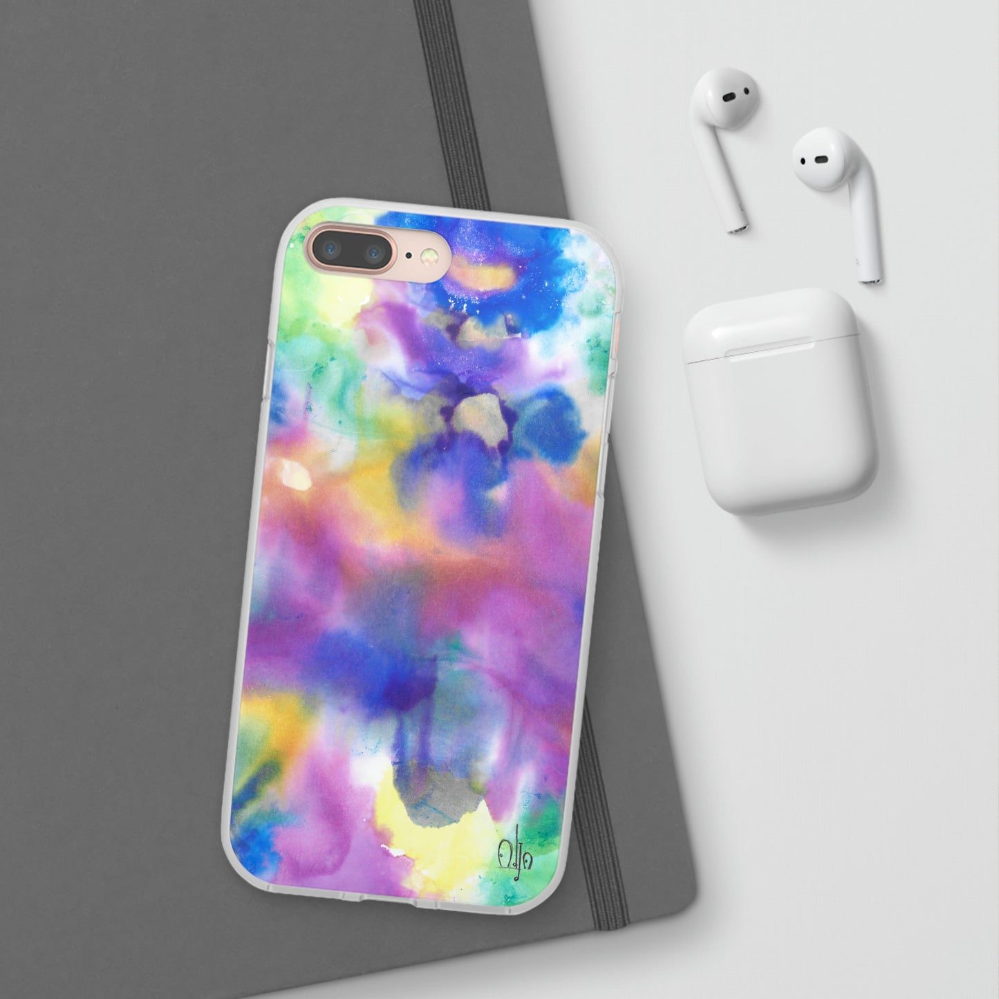 iPhone and Samsung Galaxy Flexi Phone Case Euphoric Colors - Alja Design