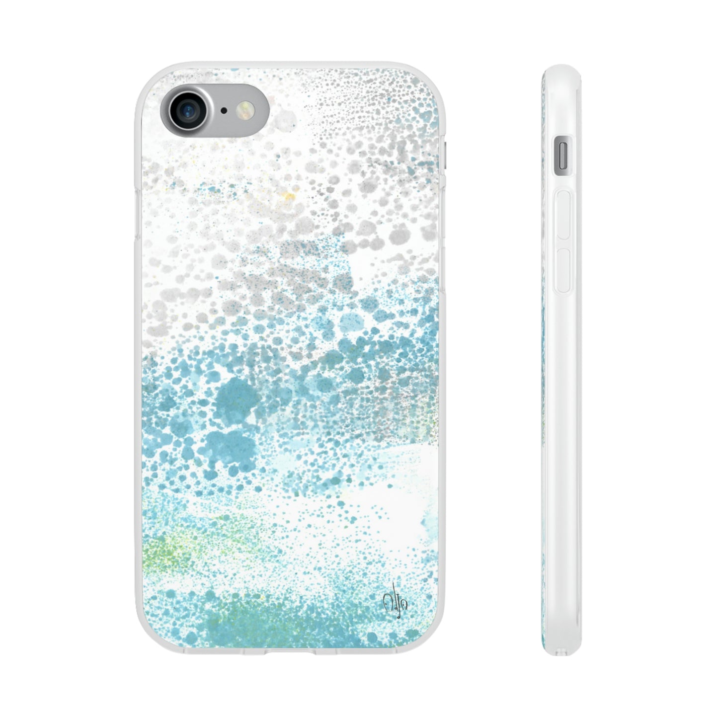 iPhone and Samsung Galaxy Flexi Phone Case Gentle Rain - Alja Design