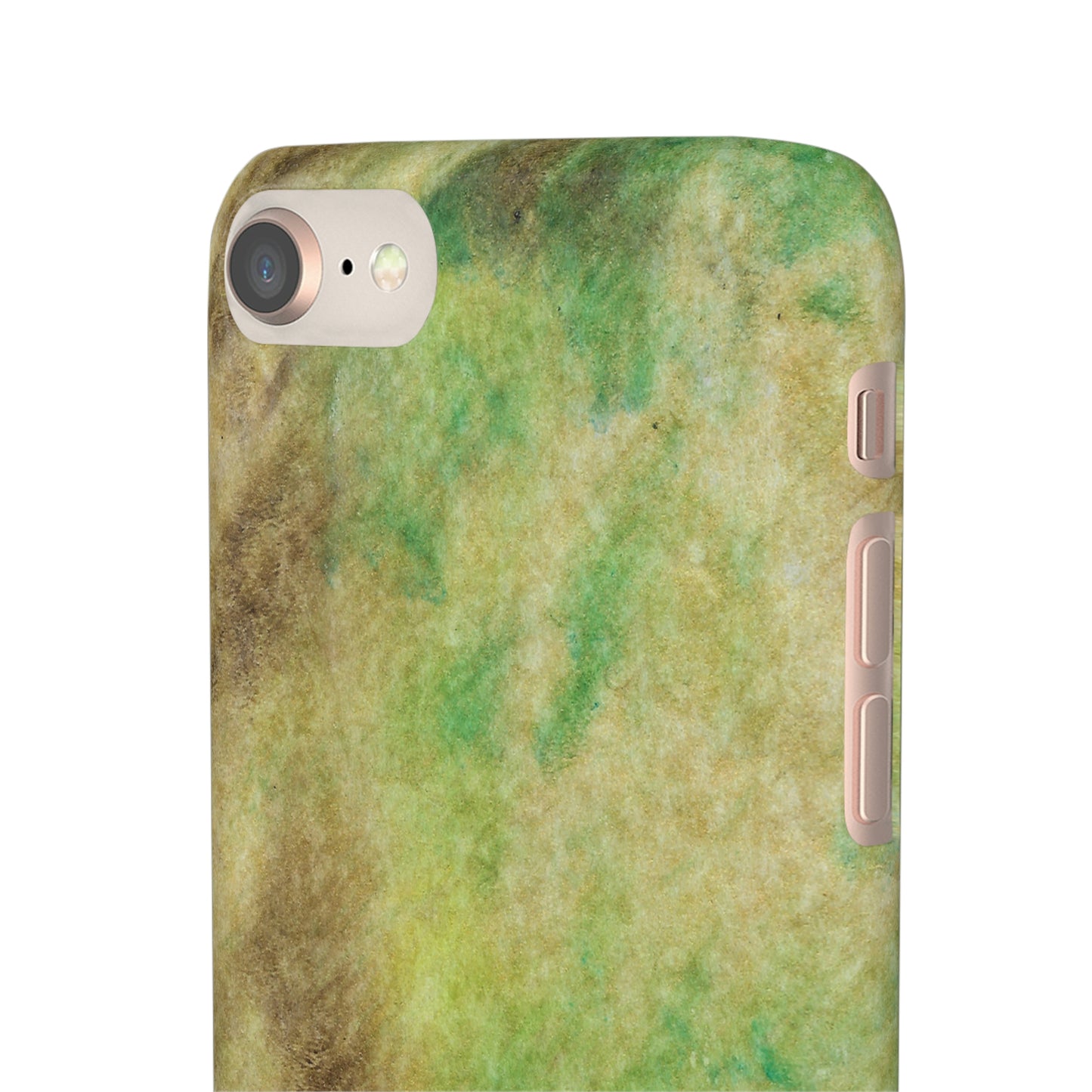 iPhone Samsung Galaxy Pixel5G Snap Case Phone Case Green Marble