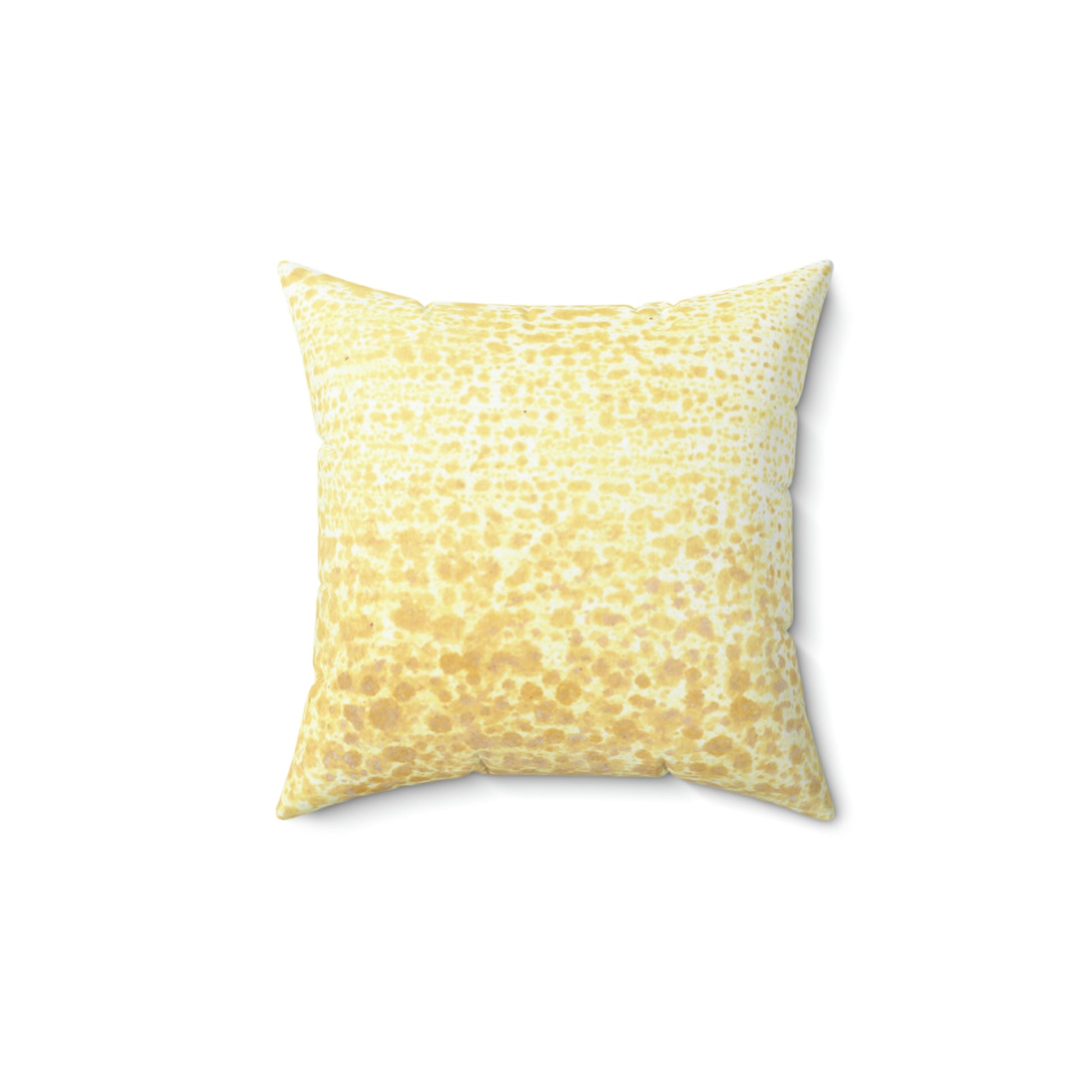 Dark Yellow Grain Square Pillow - Alja Design