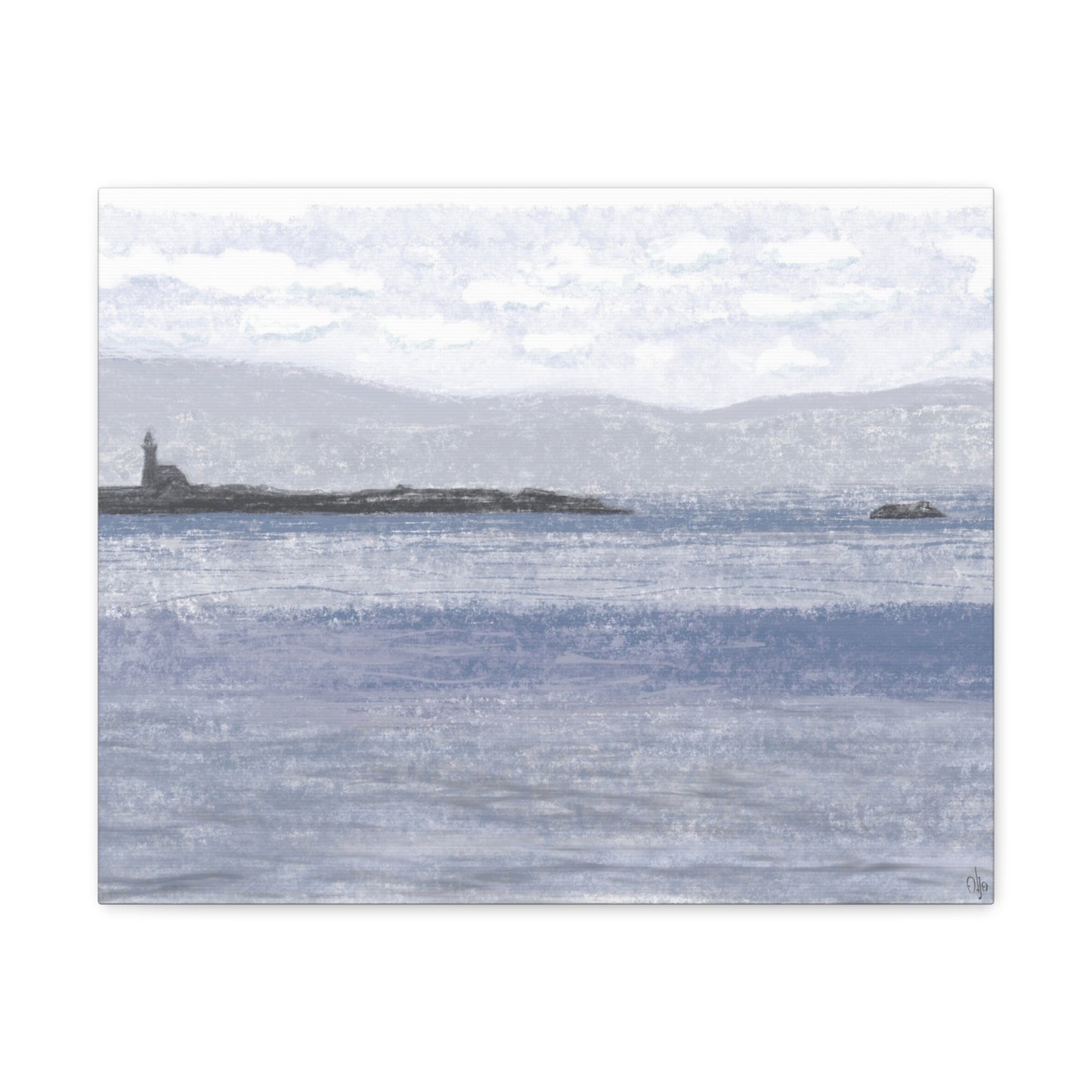 Lighthouse Point Canvas Print - Alja Design