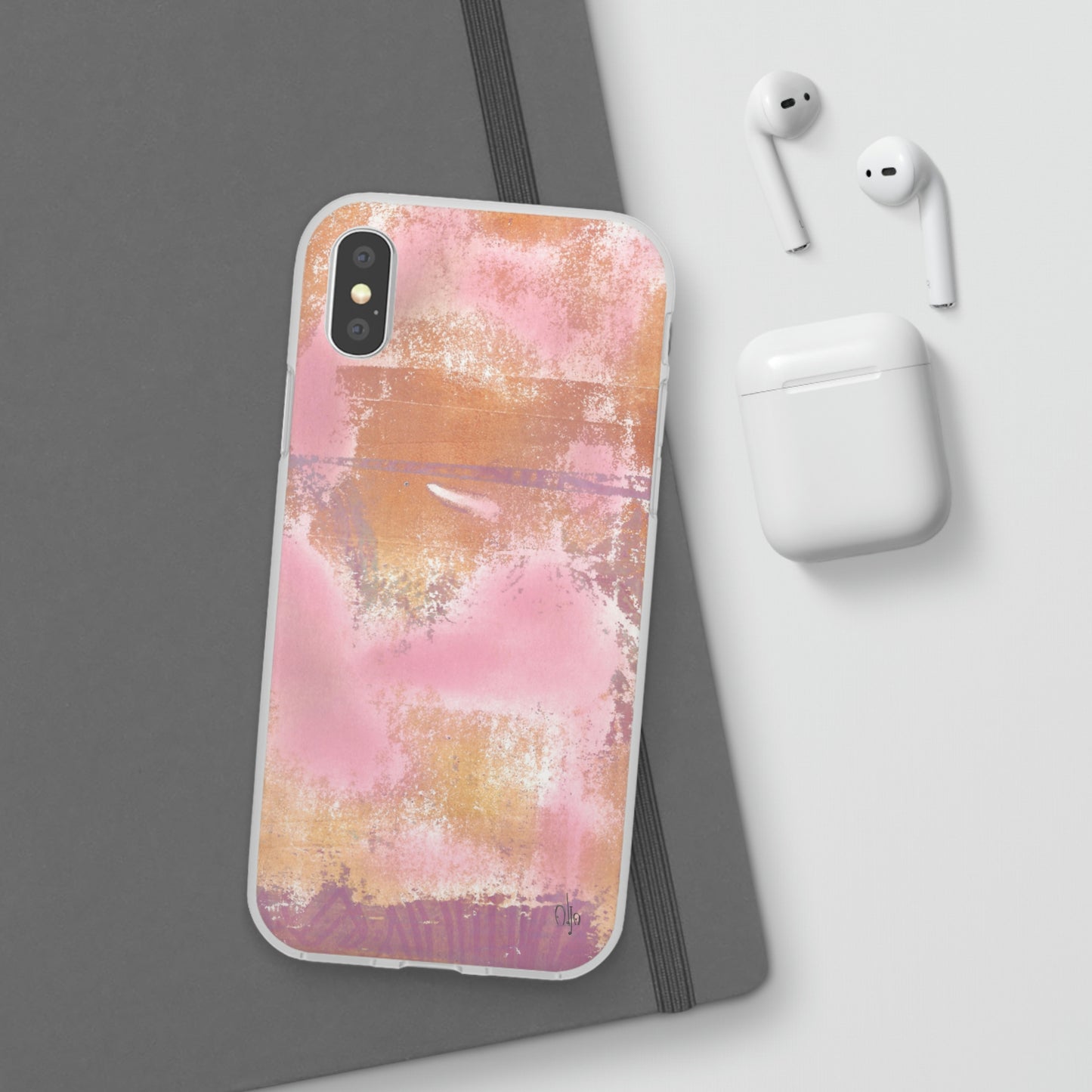 iPhone and Samsung Galaxy Flexi Phone Case Passionate Pink - Alja Design