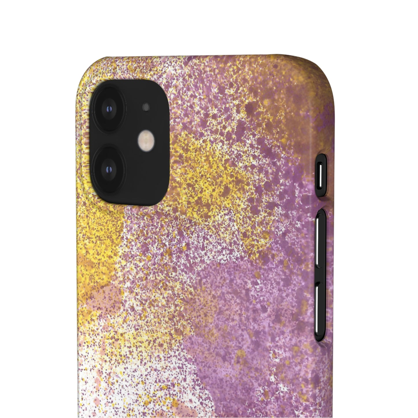 iPhone Samsung Galaxy Pixel5G Snap Case Phone Case Purple Blocks