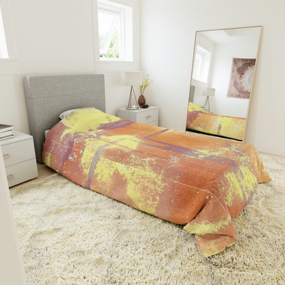 Passionate Orange Duvet Cover - Alja Design