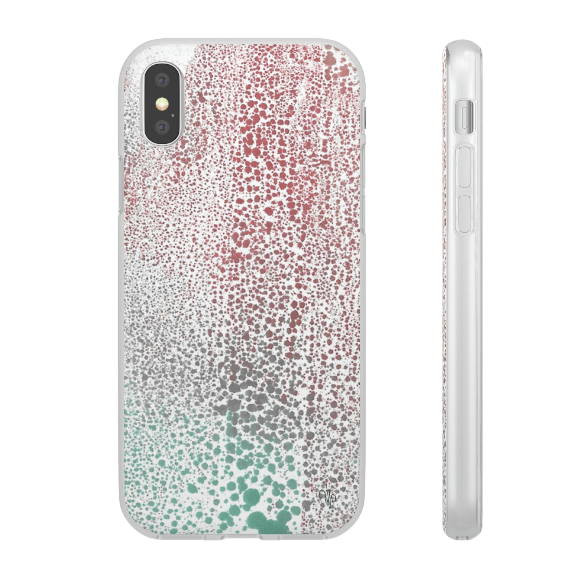 iPhone and Samsung Galaxy Flexi Phone Case Gradient Drip - Alja Design