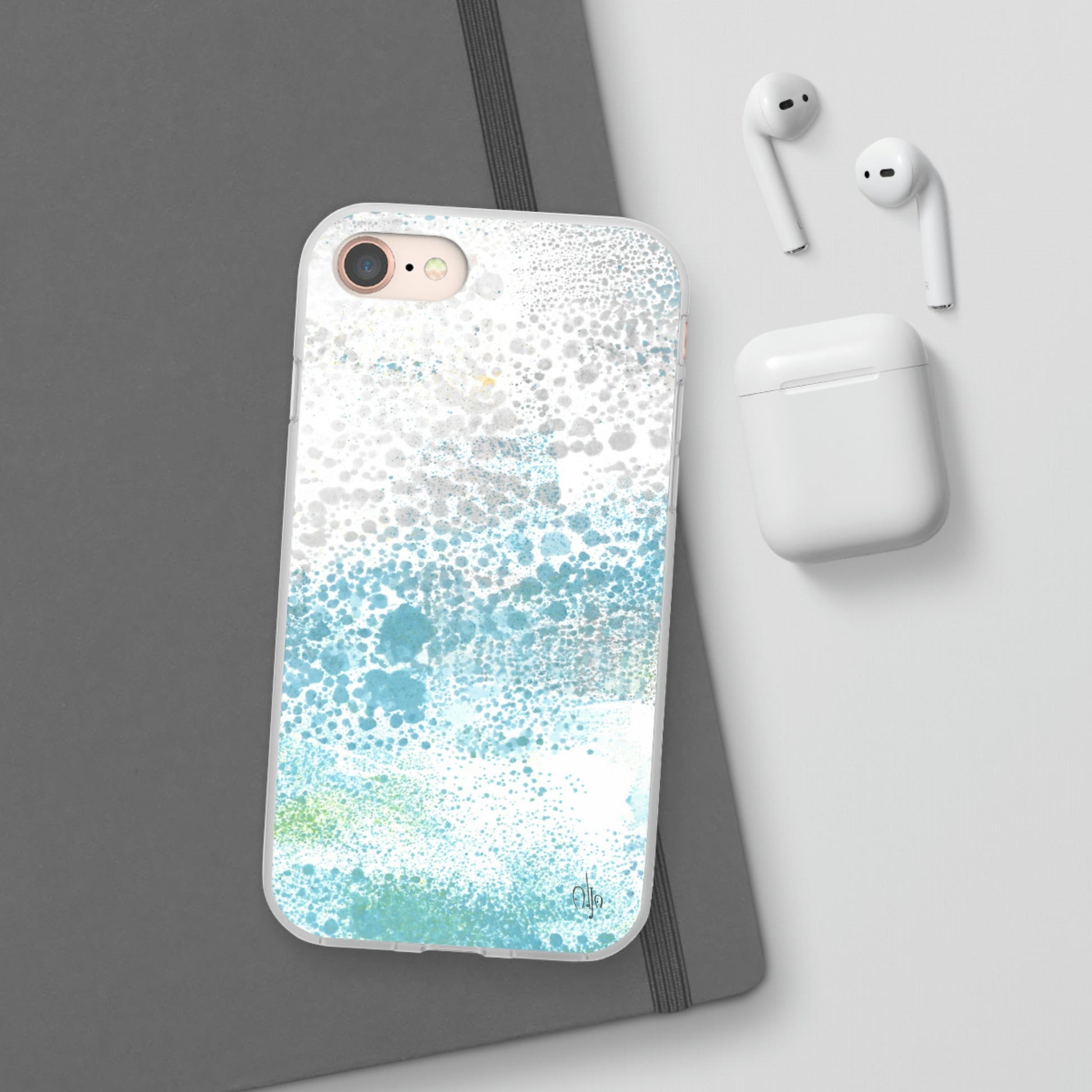 iPhone and Samsung Galaxy Flexi Phone Case Gentle Rain - Alja Design