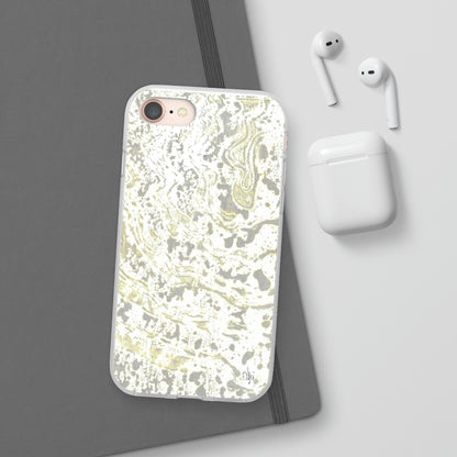 iPhone and Samsung Galaxy Flexi Phone Case Sandy Shells - Alja Design