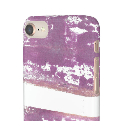 iPhone Samsung Galaxy Pixel5G Snap Case Phone Case Purple Horizon