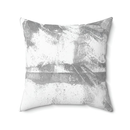 Grey Wall Square Pillow - Alja Design