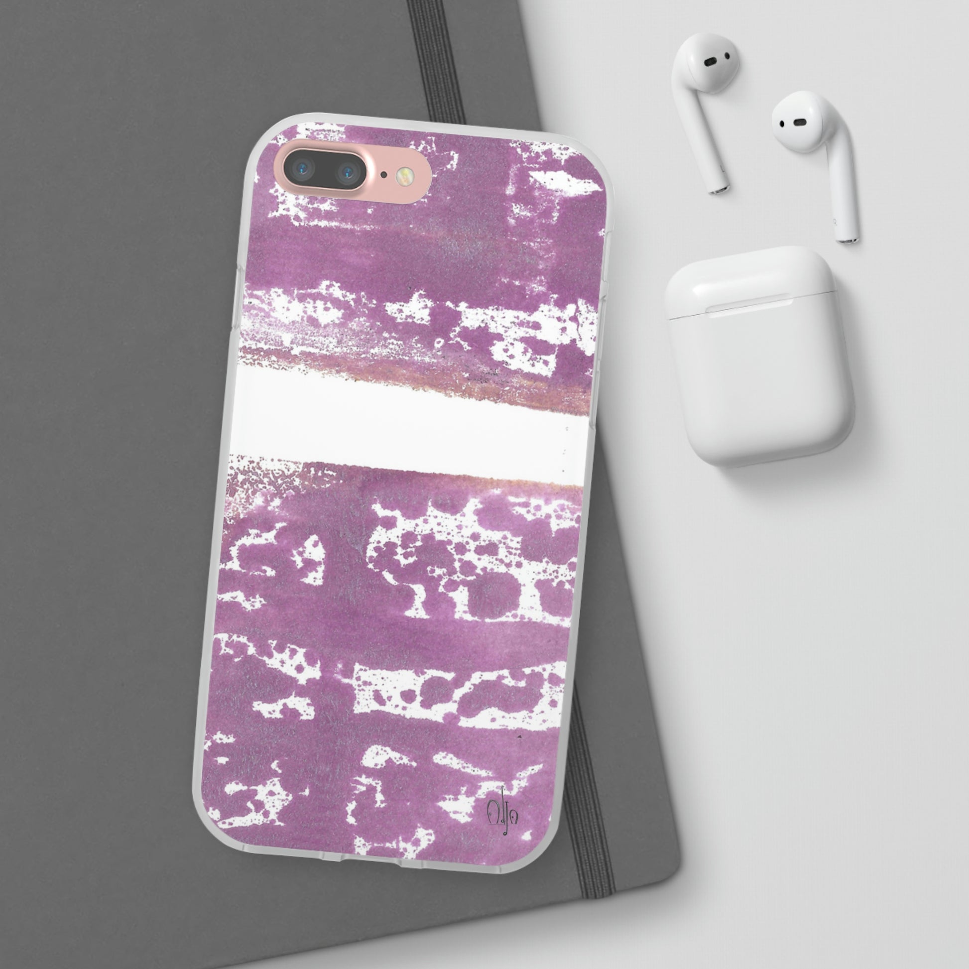 iPhone and Samsung Galaxy Flexi Phone Case Purple Horizon - Alja Design