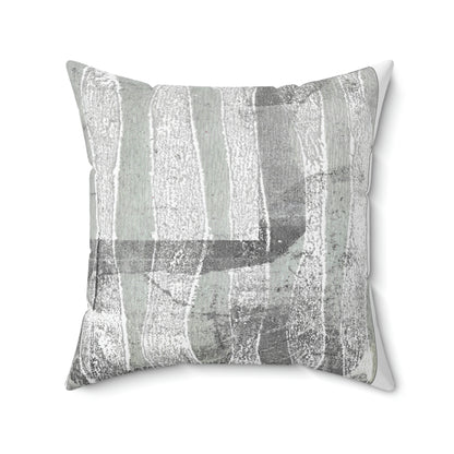 Dark Stripes Square Pillow - Alja Design