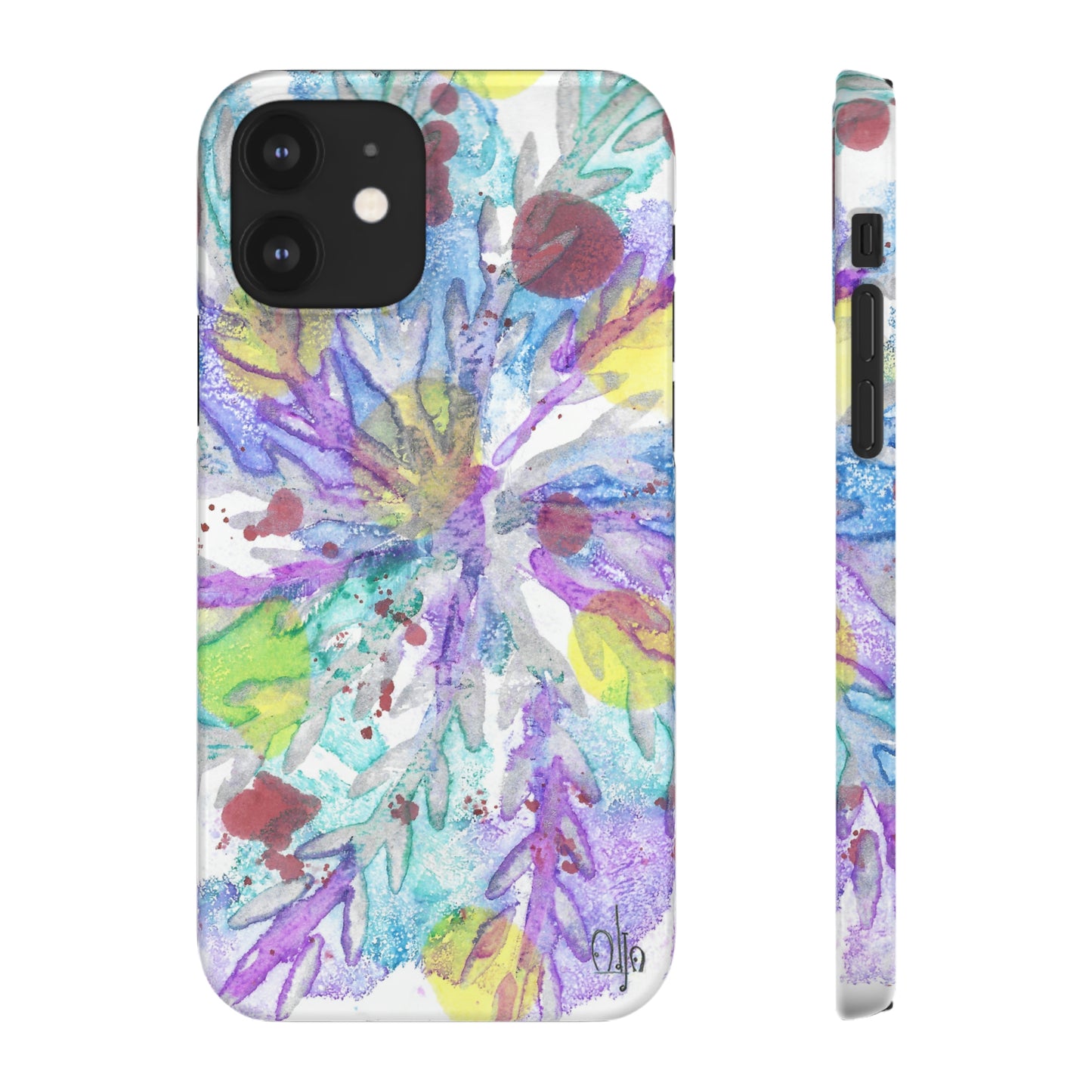 iPhone Samsung Galaxy Pixel5G Snap Case Phone Case Winter Colors