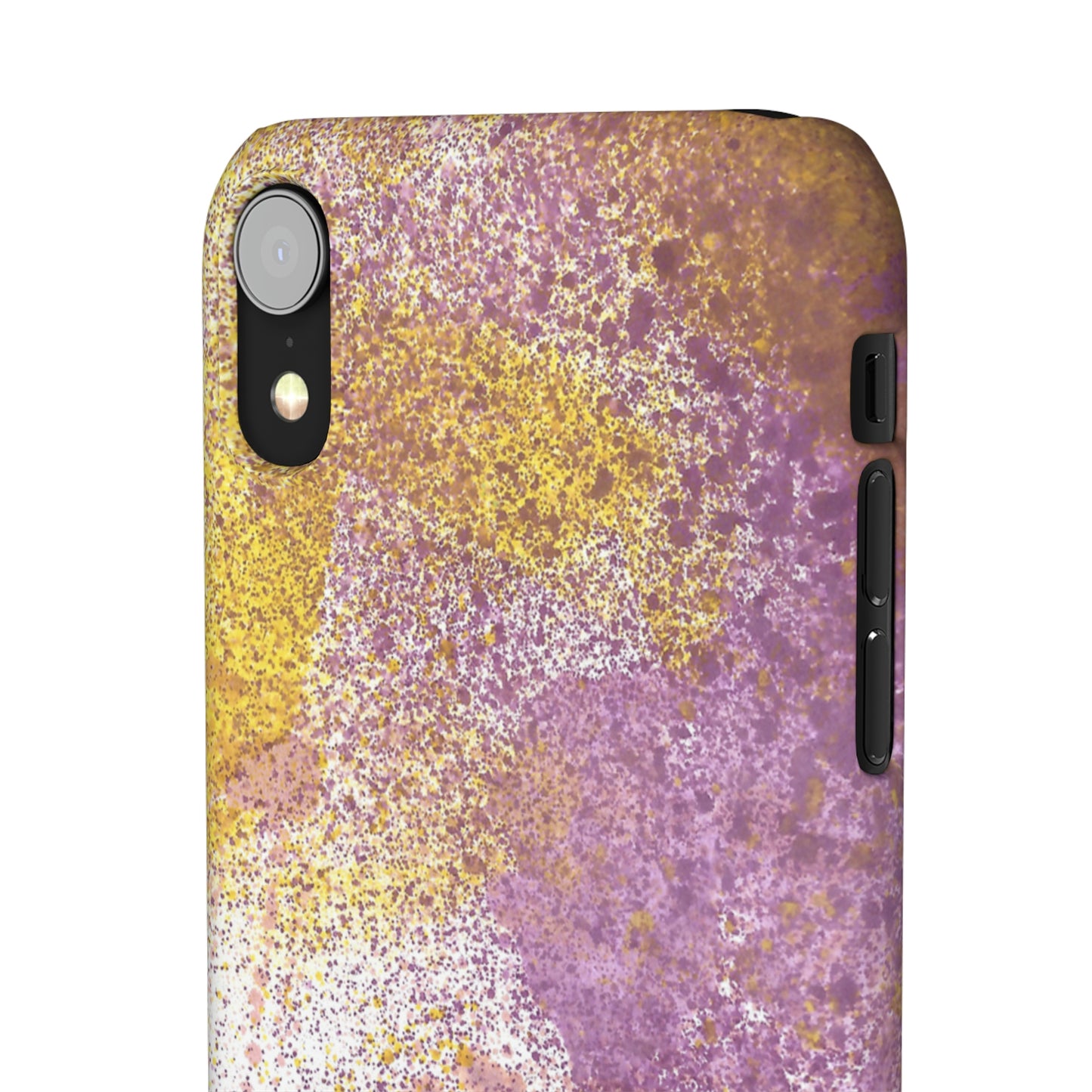 iPhone Samsung Galaxy Pixel5G Snap Case Phone Case Purple Blocks