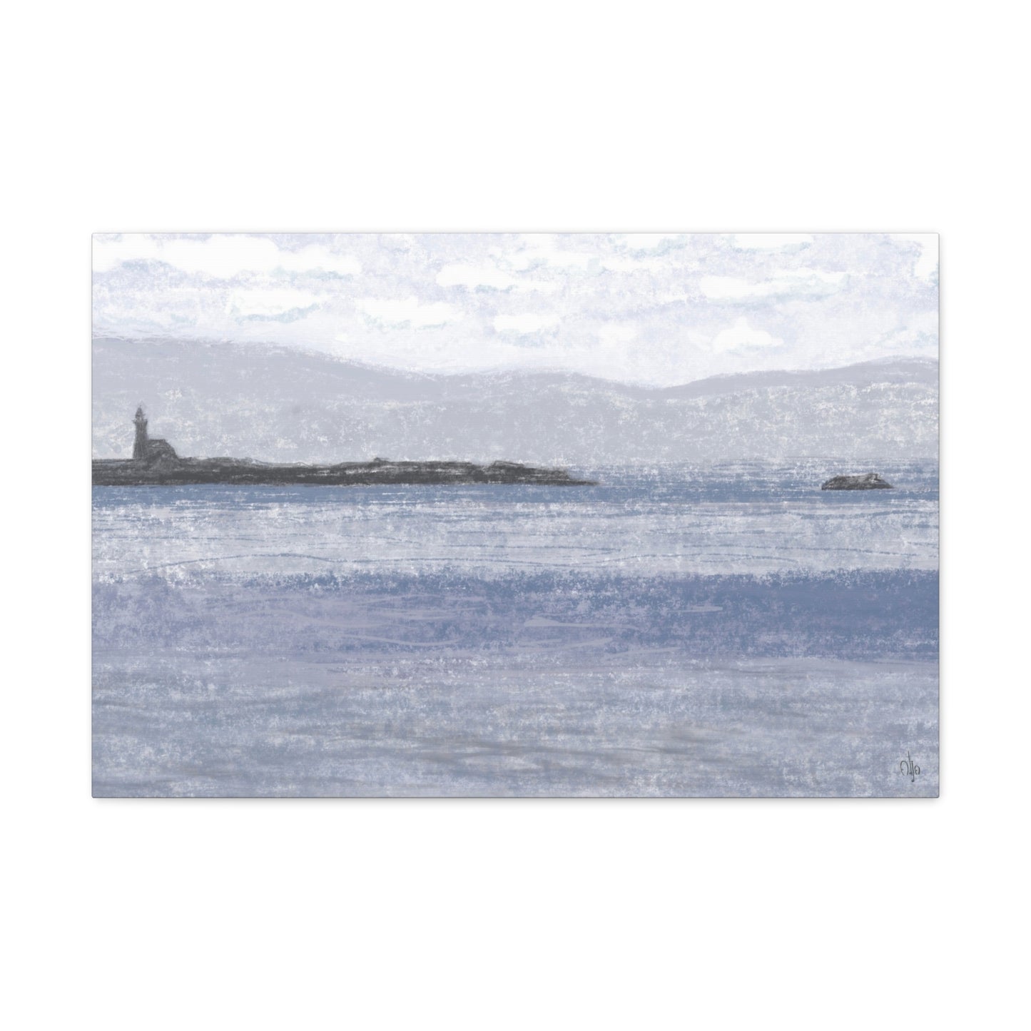 Lighthouse Point Canvas Print - Alja Design