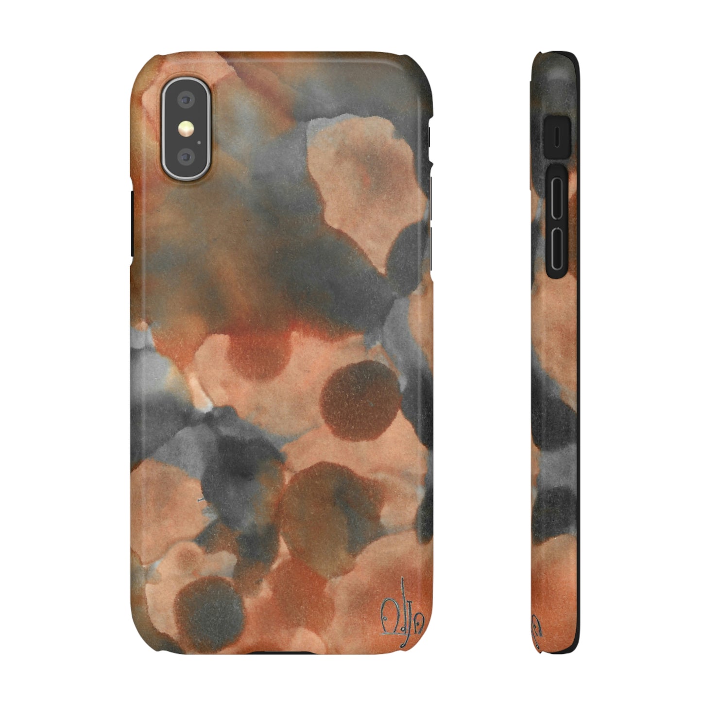 iPhone Samsung Galaxy Pixel5G Snap Case Phone Case Cool Magma