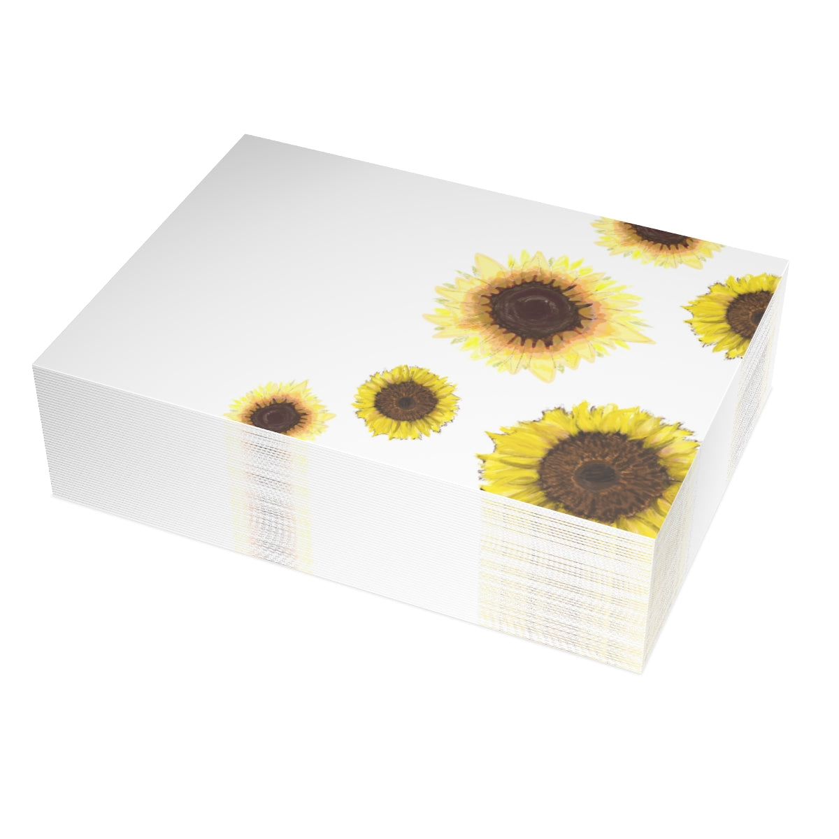 Sunflowers Folded Greeting Card