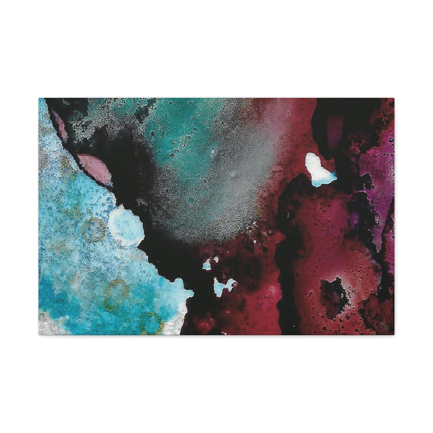 Inner Space 6 Canvas Print - Alja Design