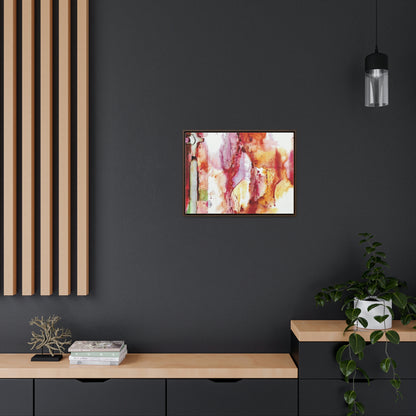 Off the Grid 5 Framed Canvas Print - Alja Design