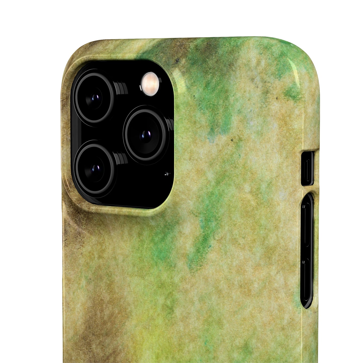 iPhone Samsung Galaxy Pixel5G Snap Case Phone Case Green Marble