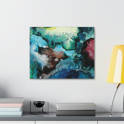 Inner Space 18 Canvas Print - Alja Design