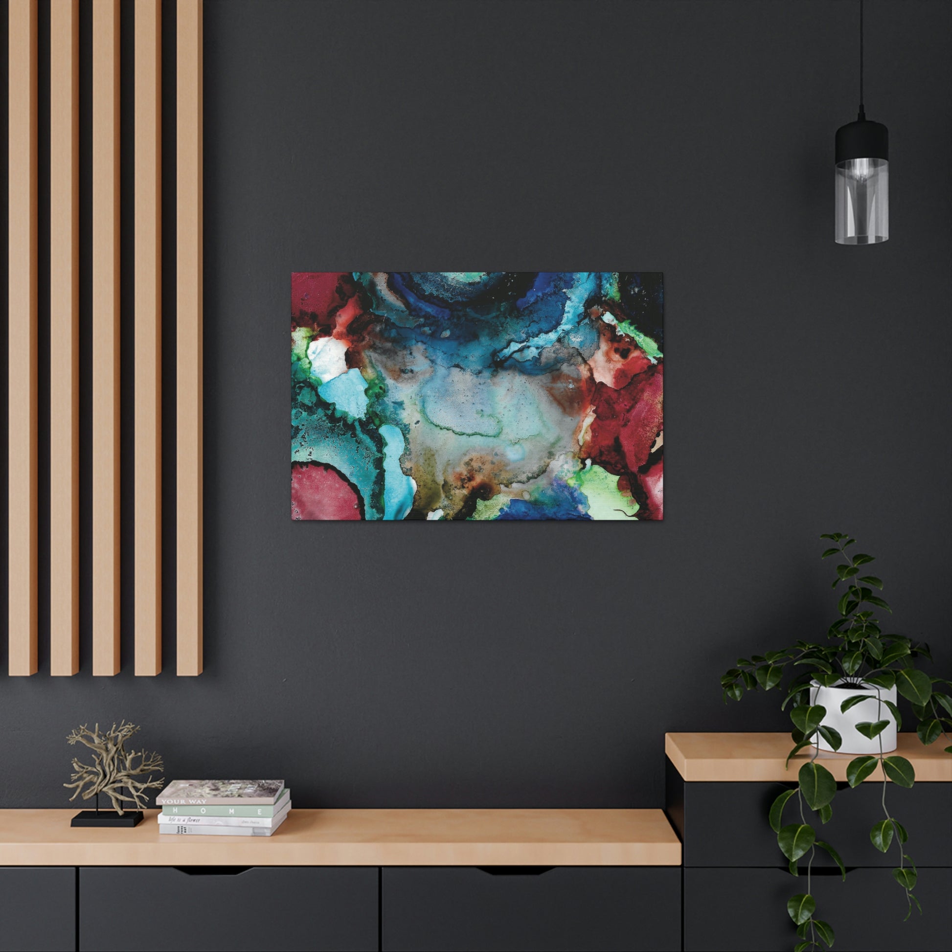 Inner Space 19 Canvas Print - Alja Design