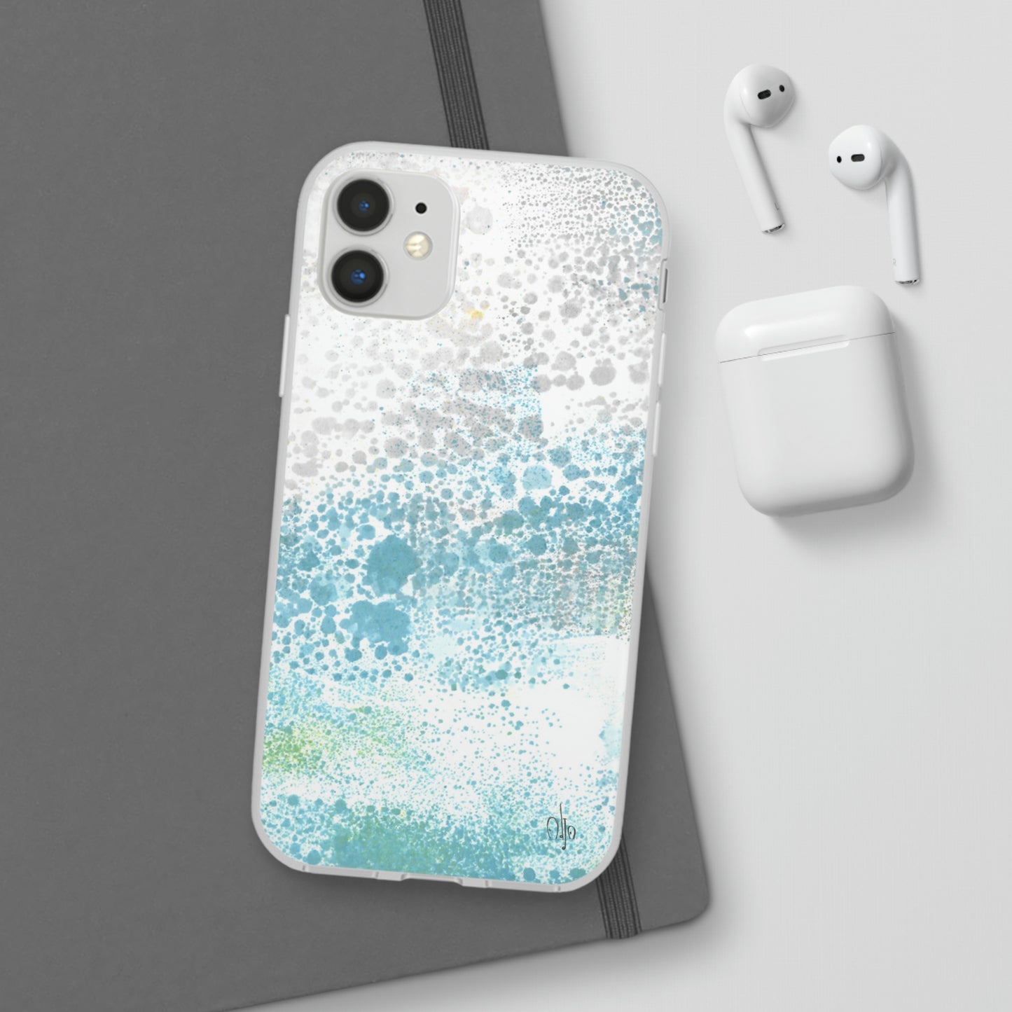 iPhone and Samsung Galaxy Flexi Phone Case Gentle Rain - Alja Design