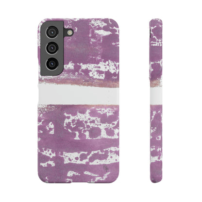 iPhone Samsung Galaxy Pixel5G Snap Case Phone Case Purple Horizon