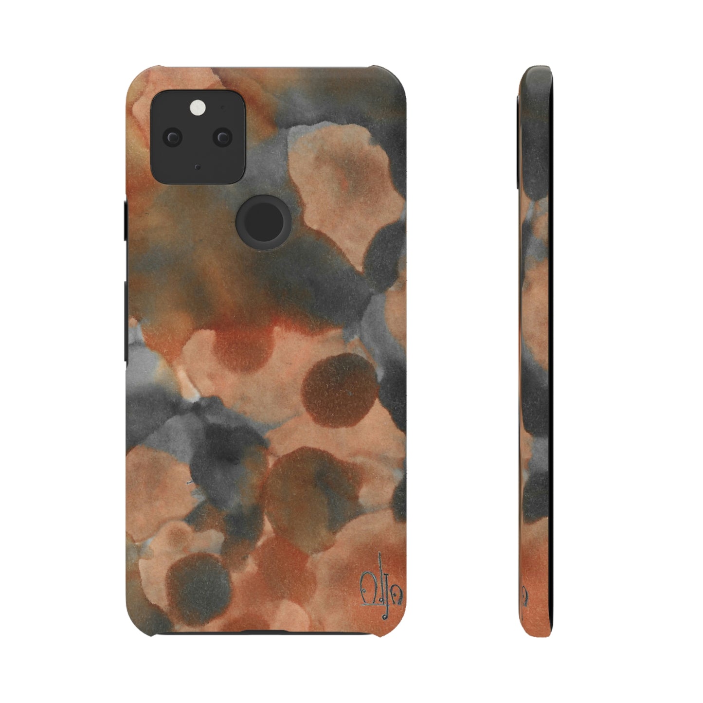 iPhone Samsung Galaxy Pixel5G Snap Case Phone Case Cool Magma