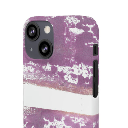 iPhone Samsung Galaxy Pixel5G Snap Case Phone Case Purple Horizon