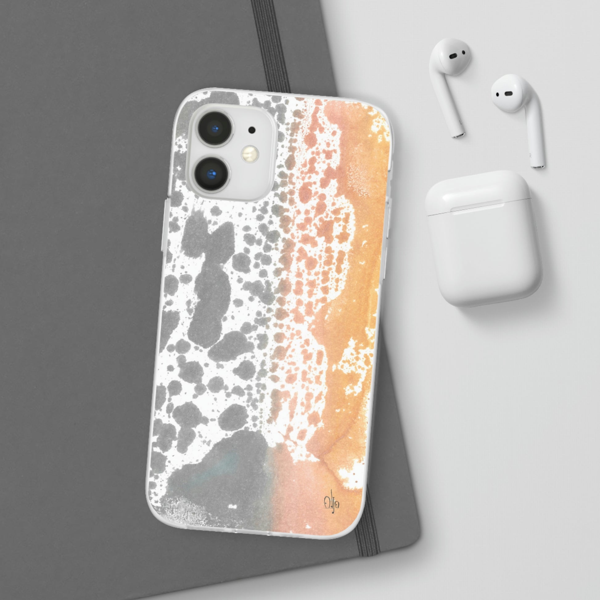 iPhone and Samsung Galaxy Flexi Phone Case Lava Waterfall - Alja Design