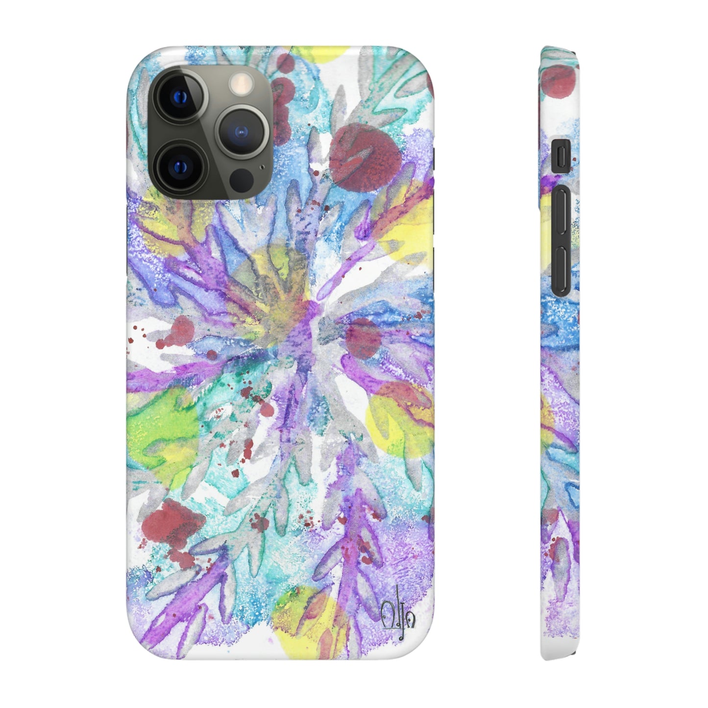 iPhone Samsung Galaxy Pixel5G Snap Case Phone Case Winter Colors