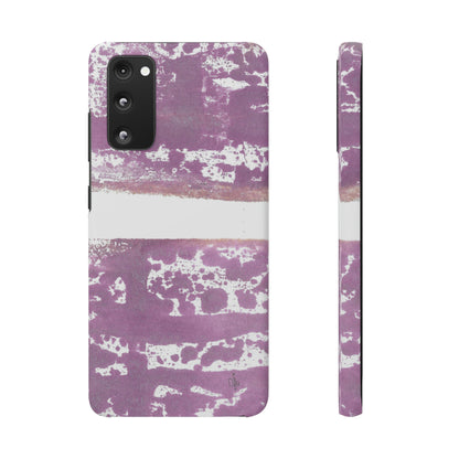 iPhone Samsung Galaxy Pixel5G Snap Case Phone Case Purple Horizon