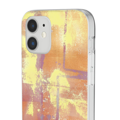 iPhone and Samsung Galaxy Flexi Phone Case Passionate Orange - Alja Design